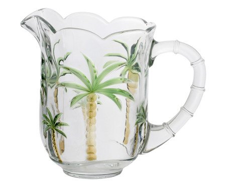 Jogo de Jarra com Taças Palm Hand Painting | Westwing