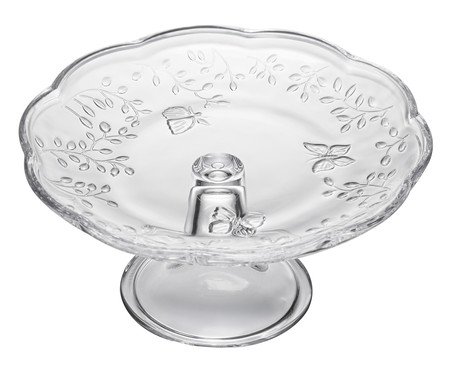 Prato para Bolo em Cristal Ecológio New Butterfly ll | Westwing