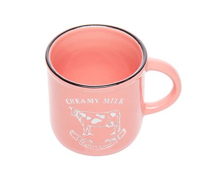Caneca Creamy Milk Rosa | Westwing