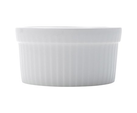 Jogo de Ramequins em Porcelana Classic Branco | Westwing