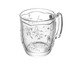 Caneca New Butterfly, Transparente | WestwingNow