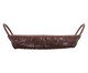Cesto Oval com Alça Rattan, Marrom | WestwingNow