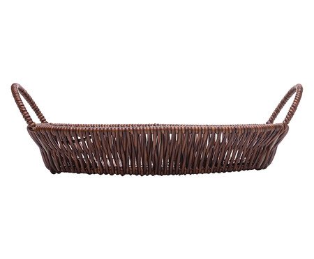 Cesto Oval com Alça Rattan | Westwing