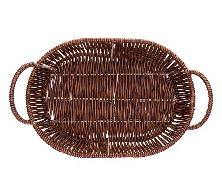 Cesto Oval com Alça Rattan | Westwing
