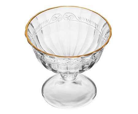 Taça para Sobremesa com Fio Dourado Imperial | Westwing