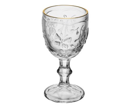 Taça para Licor com Fio Dourado New Butterfly | Westwing