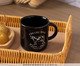Caneca Creamy Milk Preta, Preto | WestwingNow