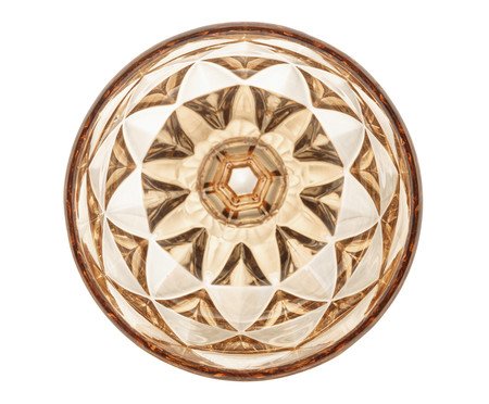 Taça para Água Diamond Âmbar Metalizado | Westwing