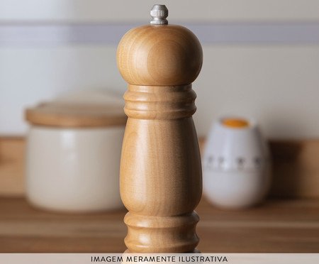 Moedor para Sal e Pimenta Nature Bambu | Westwing