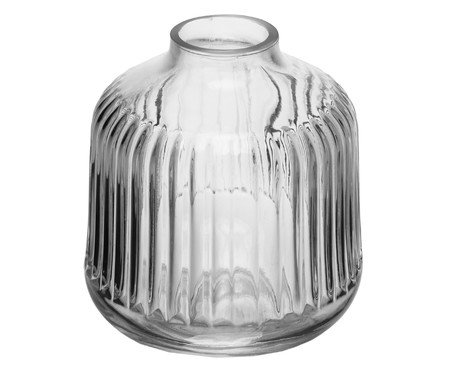 Vaso de Vidro Canelado Essencial | Westwing