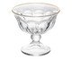 Taça para Sobremesa com Fio Dourado Belle Epoque, Transparente | WestwingNow