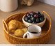Bandeja Redonda Rattan, Marrom | WestwingNow