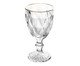 Taça de Água com Fio Dourado Diamond, Transparente | WestwingNow