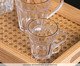 Xícara para Café com Fio Dourado Epoque, Transparente | WestwingNow