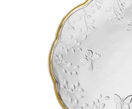 Prato Raso com Fio Dourado New Butterfly | Westwing