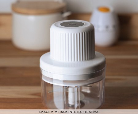 Mini Processador Elétrico Lyor Branco | Westwing