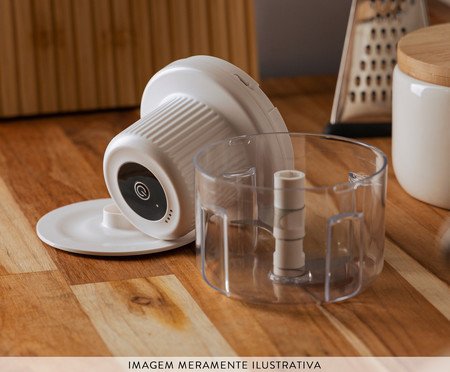 Mini Processador Elétrico Lyor Branco | Westwing