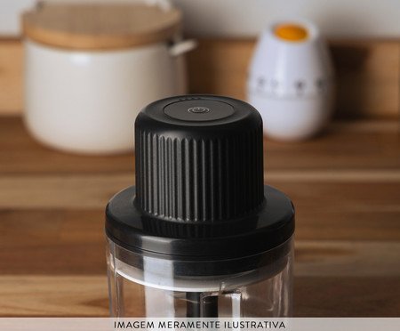 Mini Processador Elétrico Lyor Preto | Westwing