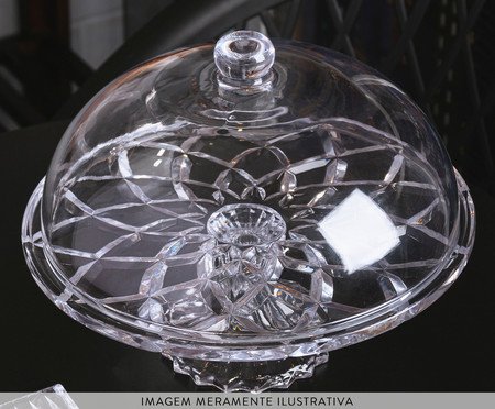 Prato para Bolo com Tampa Deli Diamond | Westwing