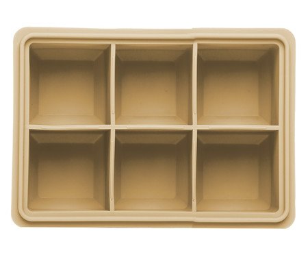 Forma para Gelo de Silicone Lyor Vl Bege | Westwing