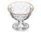 Taça para Sobremesa Com fio Dourado Diamond, Transparente | WestwingNow