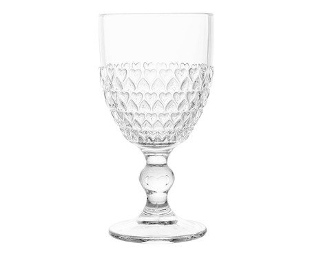 Taça para Água em Cristal Ecológico Coração | Westwing