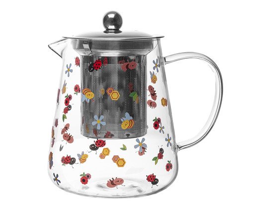 Chaleira com Filtro em Aço Inox Garden, Transparente | WestwingNow