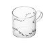 Caneca Baixa New Bug, Transparente | WestwingNow