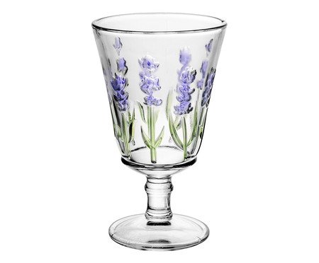Taça para Água Lavanda Hand Painting | Westwing