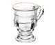 Taça para Cappuccino com Fio Dourado Diamante, Transparente | WestwingNow