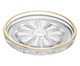 Prato Decorativo com Fio Dourado Belle Epoque, Transparente | WestwingNow