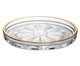 Prato Decorativo com Fio Dourado Belle Epoque, Transparente | WestwingNow