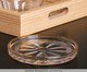 Prato Decorativo com Fio Dourado Belle Epoque, Transparente | WestwingNow