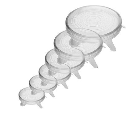 Jogo de Tampas Redondas Flexíveis de Silicone Lyor | Westwing