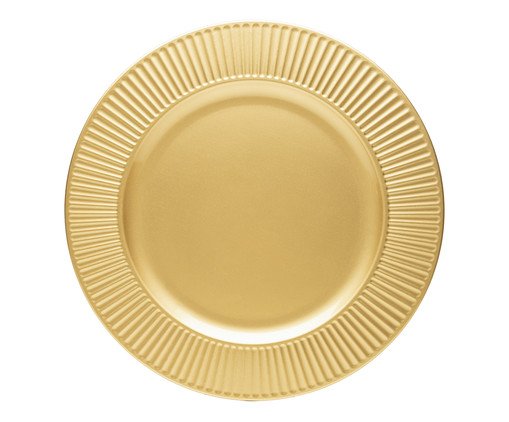 Sousplat de Plástico Premier Dourado, Dourado | WestwingNow