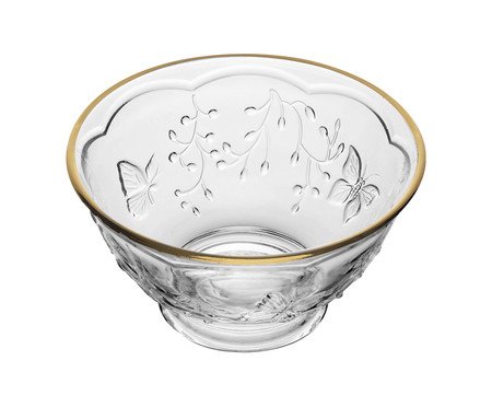 Bowl com Fio Dourado New Butterfly | Westwing