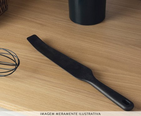 Espátula para Liquidificador de Silicone Lyor Preto | Westwing