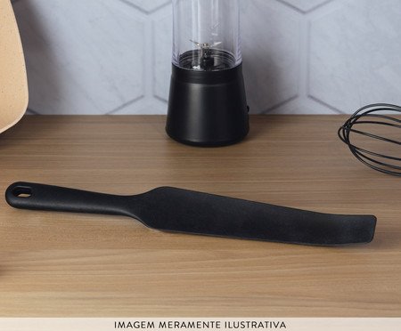 Espátula para Liquidificador de Silicone Lyor Preto | Westwing