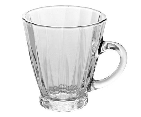 Xícara para Café de Cristal Radial | Westwing