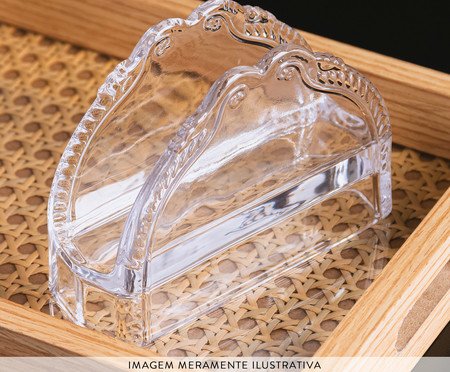 Porta Guardanapos em Cristal Ecológico Imperial | Westwing