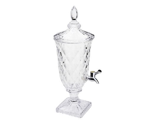 Suqueira de Cristal Diamond ll, Transparente | WestwingNow