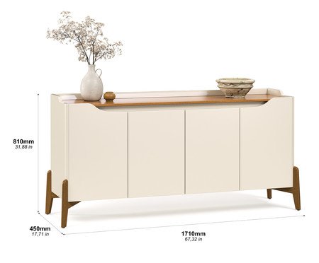 Buffet Studio Off White e Nature | Westwing