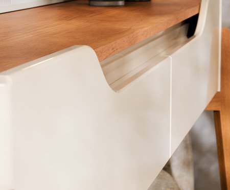 Aparador Studio Off White e Nature | Westwing