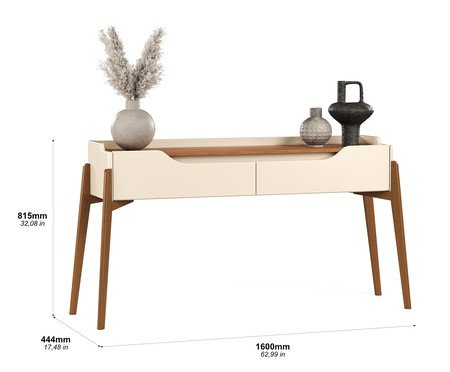 Aparador Studio Off White e Nature | Westwing