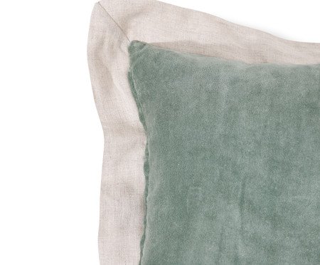 Capa de Almofada de Veludo com abas Kadife -  Verde | Westwing