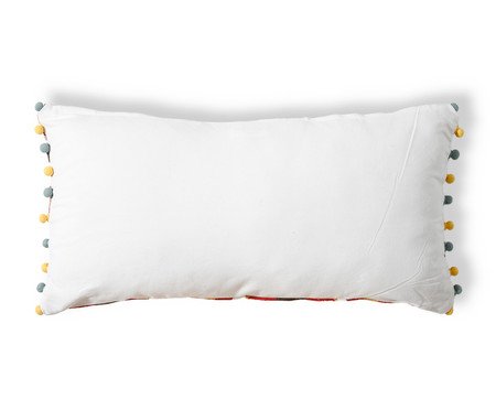 Capa de Almofada Bordada Mayta com pompoms | Westwing