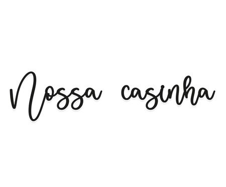 Adorno de Parede Nossa Casinha | Westwing
