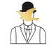 Decorativo de Parede Hat, Preto | WestwingNow