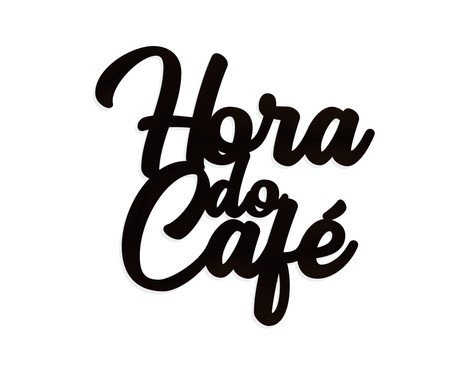 Decorativo de Parede Lettering Hora do Café | Westwing