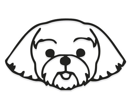Decorativo de Parede Lhasa Apso, Preto | WestwingNow